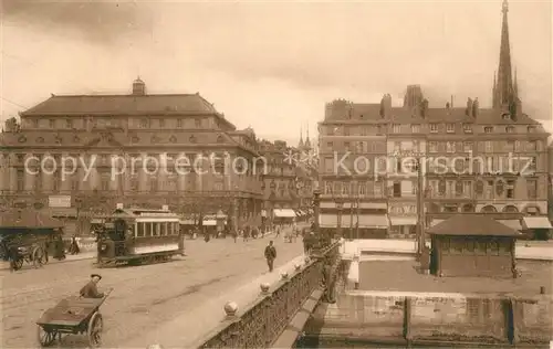 Strassenbahn Rouen Rue Grand pont  