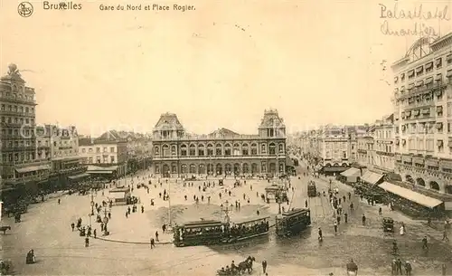 Strassenbahn Bruxelles Gare du Nord Place Rogier  