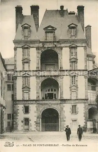 Fontainebleau_Seine_et_Marne Palais de Fontainebleau Pavillon de Maintenon Fontainebleau_Seine