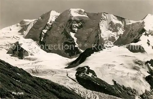 Piz_Palue Gletscher Gebirgspanorama Berninagruppe Piz_Palue