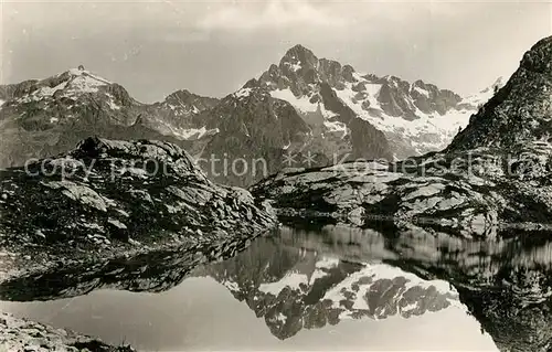 La_Chapelle en Valgaudemar Lac de Petarel Miroir de l Olan Bergsee Gebirgspanorama Alpen La