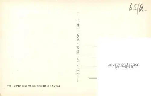 Cauterets et les Sommets neigeux Cauterets