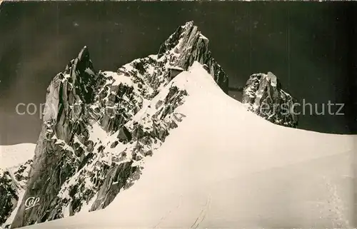 Chamonix Sommet de l Aiguille du Midi Gebirgspanorama Alpen Chamonix