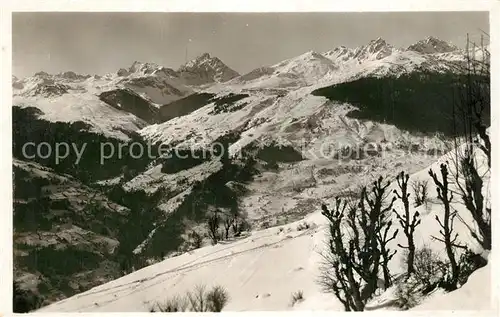 Saint Bon Tarentaise Panorama des descentes a ski Sports d hiver Alpes Saint Bon Tarentaise