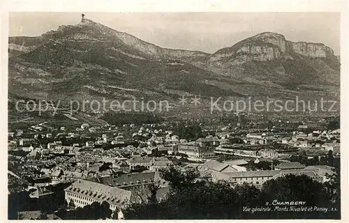 Chambery_Savoie Vue generale Monts Nivolet et Penay Alpes Chambery Savoie