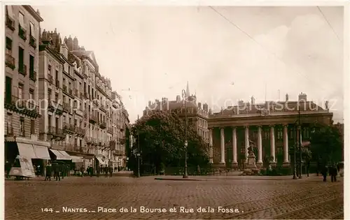 Nantes_Loire_Atlantique Place de la Bourse et Rue de la Fosse Nantes_Loire_Atlantique