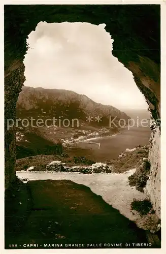 Capri Marina Grande dalle Rovine di Tiberio Capri
