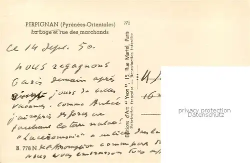 Perpignan La Loge et Rue des Marchands Perpignan