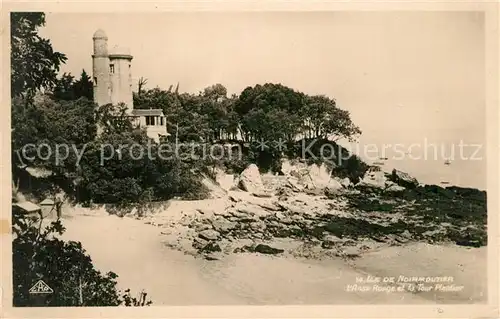 Ile_de_Noirmoutier Anse Rouge et la Tour Plantier Ile_de_Noirmoutier