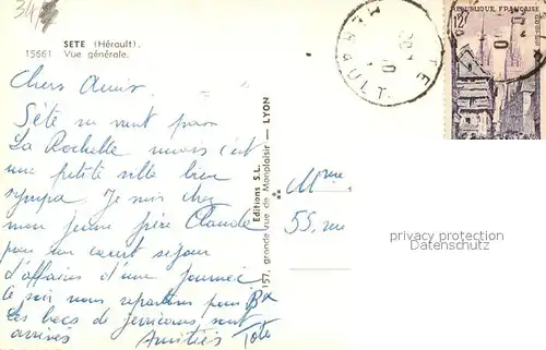 Sete_Cette Vue generale de la ville Croix 