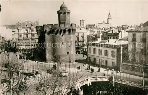 Perpignan Castillet et Cathedrale Perpignan