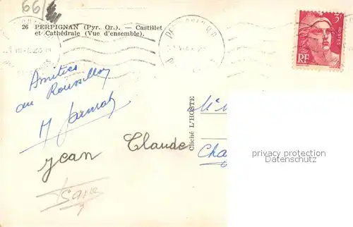 Perpignan Castillet et Cathedrale Perpignan