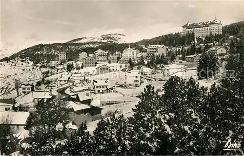 Font Romeu Odeillo Via Panorama en hiver neige et glace au soleil Grand Hotel Font Romeu Odeillo Via