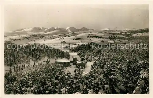 Font Romeu Odeillo Via Panorama des Champs de Ski et Massif du Carlitte Chaine des Pyrenees Font Romeu Odeillo Via