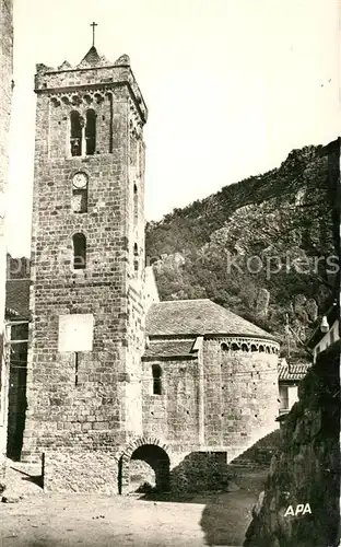 Coustouges Eglise et son clocher XIIe siecle Coustouges