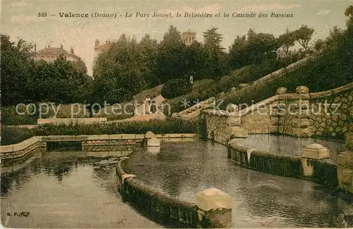 Valence_Drome Parc Jouvet Belvedere et la Cascade des Bassins Valence_Drome
