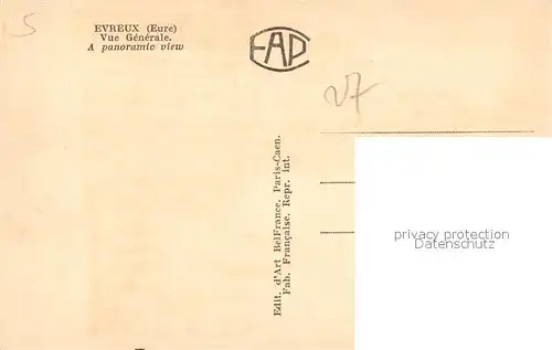 Evreux Vue generale Evreux