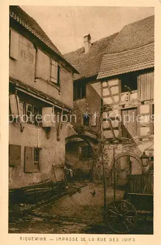 Riquewihr_Haut_Rhin Impasse de la Rue des Juifs Riquewihr_Haut_Rhin