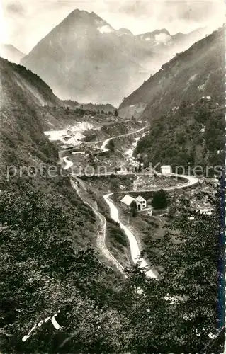 Cauterets Route de Pierrefitte Le Colimacon Chaine des Pyrenees Cauterets