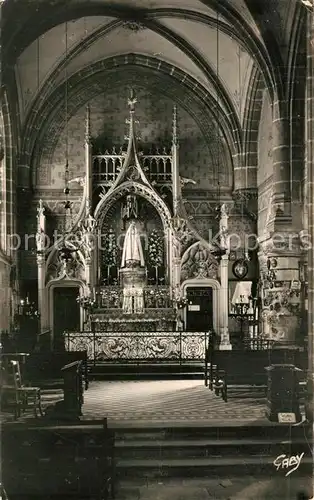 Josselin Chapelle Notre Dame du Roncier Interieur Josselin