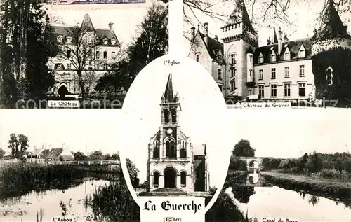 La_Guerche Chateau Aubois Canal Eglise La_Guerche