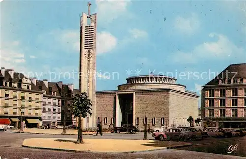 Lorient_Morbihan_Bretagne Place Alsace Lorraine Eglise Notre Dame des Victoires Lorient_Morbihan_Bretagne