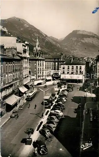 Grenoble Place Grenette Monts Rachais et Saint Eynard Grenoble