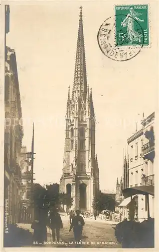 Bordeaux Fleche de l Eglise Saint Michel Bordeaux