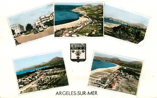 Argeles sur Mer Vues d ensemble Plage vue aerienne Argeles sur Mer