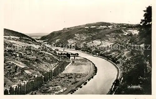 Besancon_les_Bains Panorama du Doubs vue depuis les grottes de Saint Leonard Besancon_les_Bains