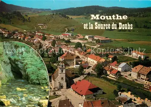 Mouthe Le village et la Source du Doubs Mouthe