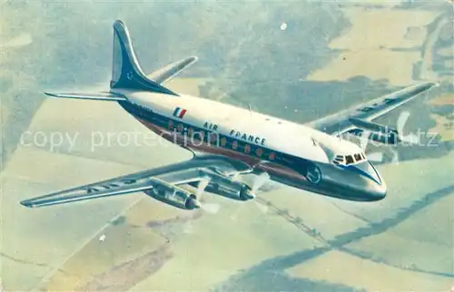 Flugzeuge_Zivil Air France Vickers Viscount 