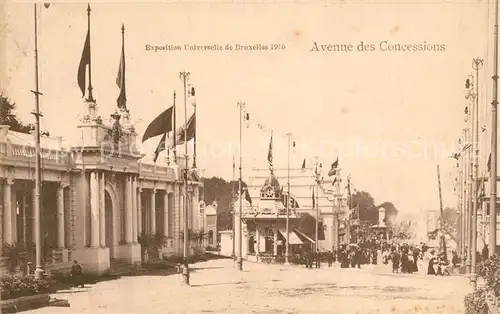 Exposition_Universelle_Bruxelles_1910 Avenue des Concessions 