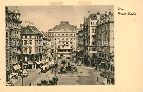 Strassenbahn Wien Neuer Markt  