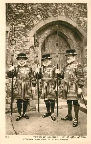 Leibgarde_Wache Yeoman Warders Tower of London  