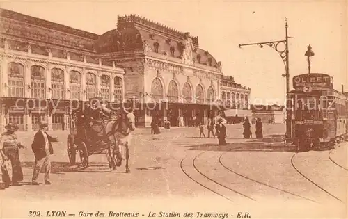 Strassenbahn Lyon Gare des Brotteaux Station des Tramways  
