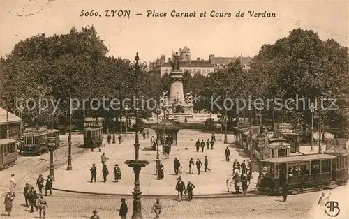 Strassenbahn Lyon Place Carnot Cours de Verdun  