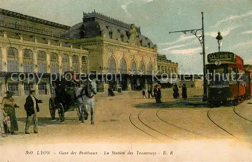 Strassenbahn Lyon Gare des Brotteaux Station des Tramways  