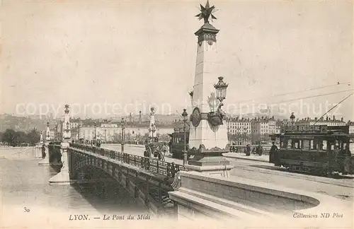 Strassenbahn Lyon Pont du Midi  