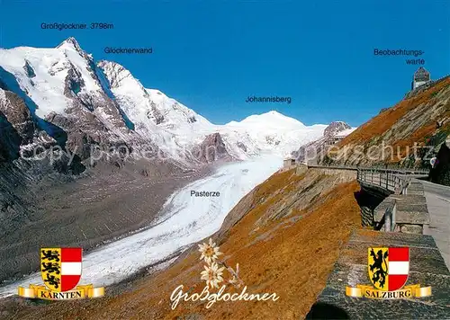 Gletscher Glocknermassiv Pasterzengletscher  