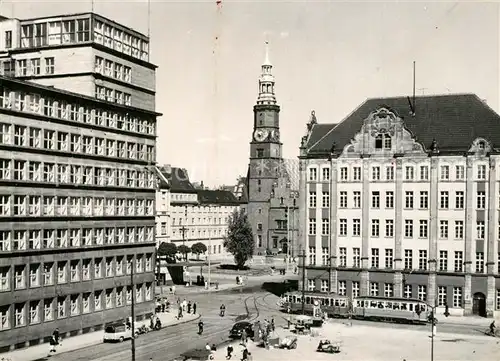 Strassenbahn Wroclaw Placu Solnego na Rynek 