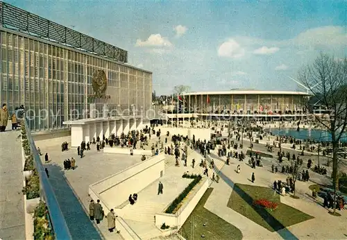 Exposition_Universelle_Bruxelles_1958 Pavillons URSS et USA  