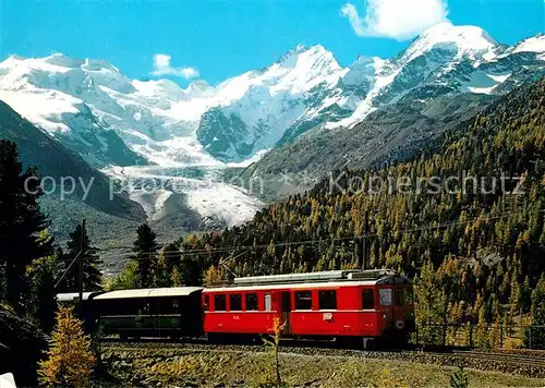 Berninabahn Morteratsch Graub?nden Bellavista Piz Bernina Berninabahn