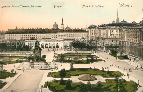 Wien Hofburg Burgtor Monument Kaiserin Maria Theresia Wien