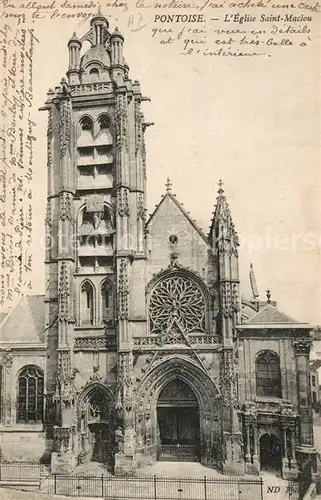 Pontoise_Val d_Oise Eglise Saint Maclou 