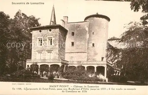 Saint Point Chateau de Lamartine Saint Point