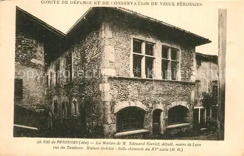 Perouges Maison de M. Edouard Herriot Perouges