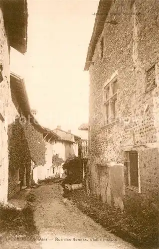 Perouges Rue des Rondes Perouges