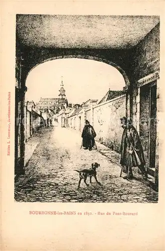 Bourbonne les Bains_Haute_Marne Rue du Pont Bouvard Bourbonne les Bains_Haute
