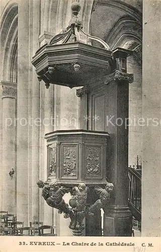 Evreux La Chaire de la Cathedrale Evreux